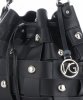 Vittoria Gotti Modna Torebka Skórzana Unikatowy Shopper Made in Italy Czarna